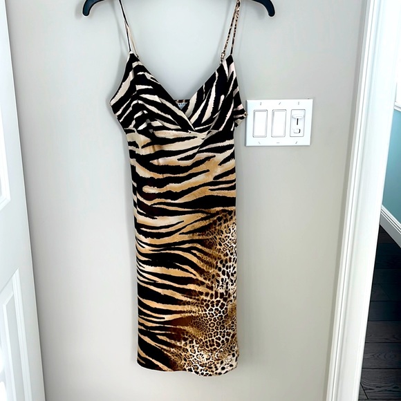 Natori cat print slip dress - Picture 1 of 4